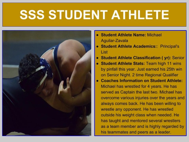 SSS Student Athlete of the Week