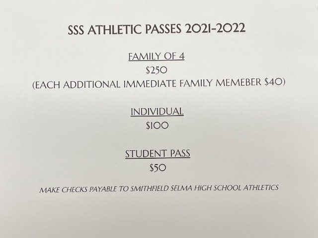 SSS Athletic Passes