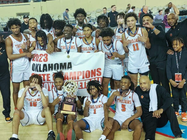 Trojans Basketball Claims 11th State Championship; First Since 2017