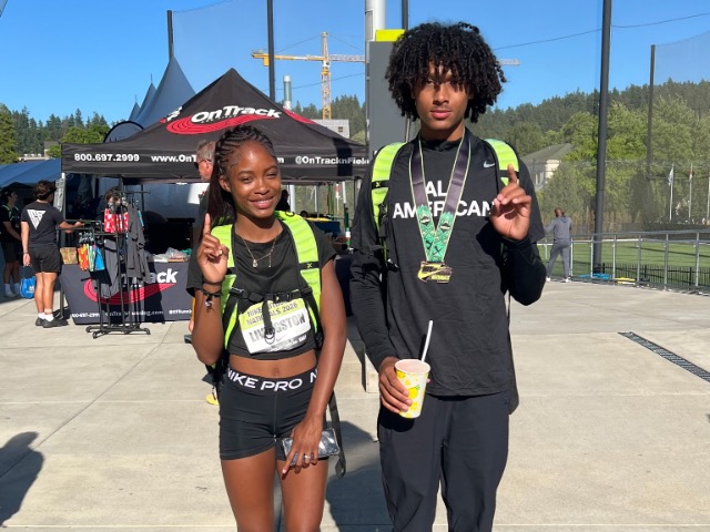 Brown and Livingston Compete at Nike Outdoor Nationals