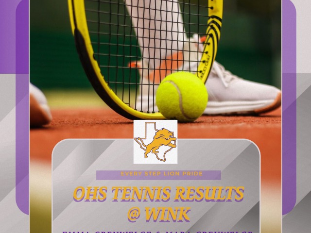 OHS Tennis Results @ Wink