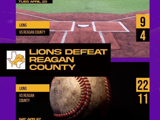 Lions Defeat Reagan County