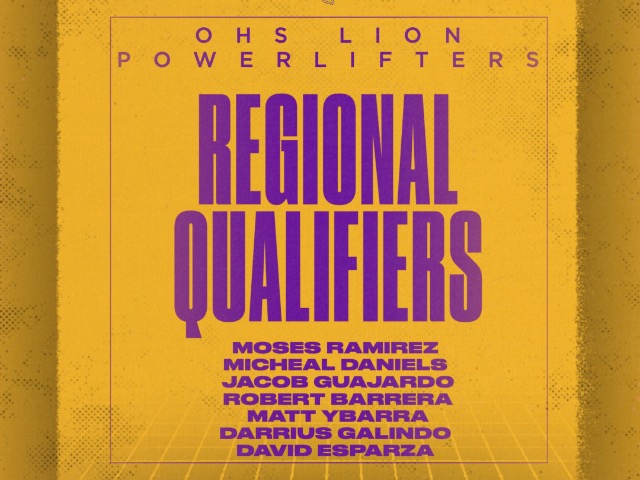 OHS Lion Powerlifters Qualifiy for Regionals
