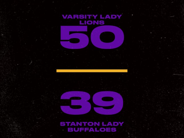 Lady Lions over Stanton
