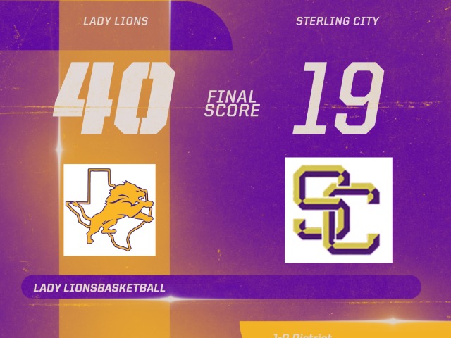 Lady Lions 1-0 in District 