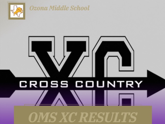 Ozona Middle School XC Results