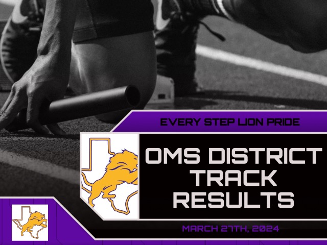 OMS District Track Results
