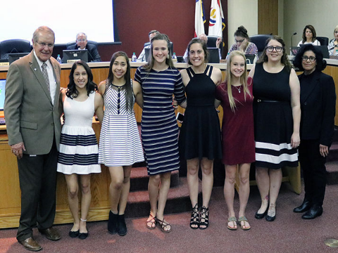ECISD honors high school gymnasts