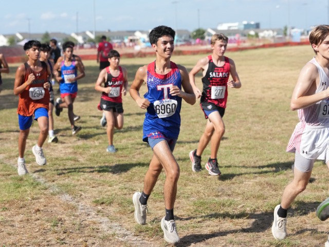 Temple JV Boys Battle at Broncho Cross Country Invitational