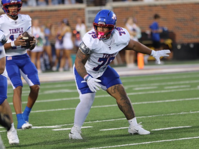 Fillmore lighter but quicker right guard for Temple