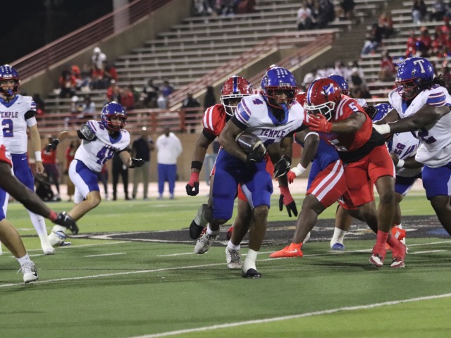 Duncanville eliminates Temple in bi-district round, 35-14