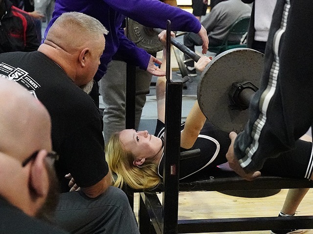 Lady Indians Powerlifting Getting Stronger