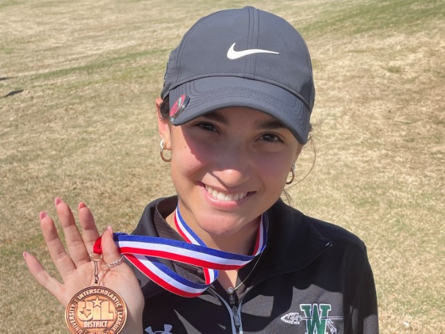 WHS Girls Golf Places 3rd; Vanessa Garza headed to Regionals
