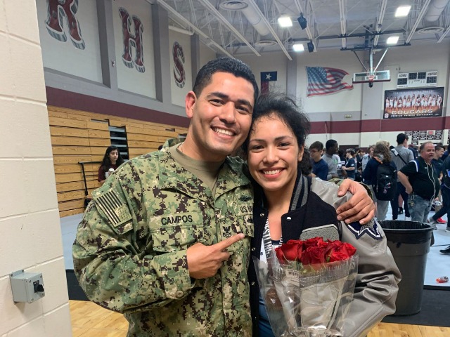 Campos enjoying healthy senior season on Bryan wrestling team