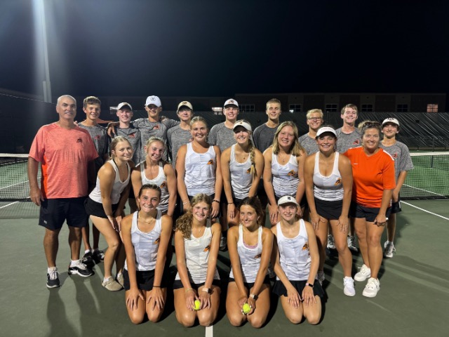 Aledo Tennis Sweeps Brewer High School