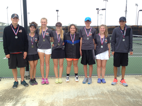 JV Tennis shines at districts