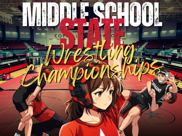 Boys and Girls Squad at the Middle School State Wrestling Championships! image 
