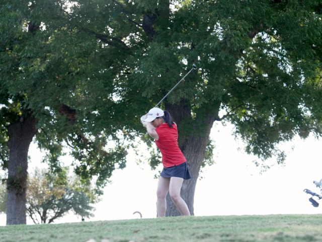 Sabrina Tam Leads Coppell Girls Golf at LHS Farmer Pink Out Invitational