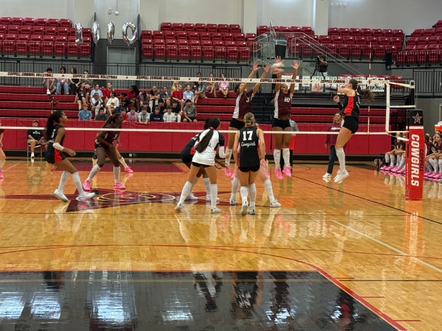 Cowgirls Fall to Plano Senior in Five Sets