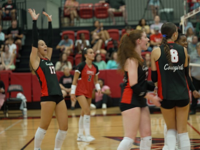 Cowgirls Sweep Crandall on Senior Night