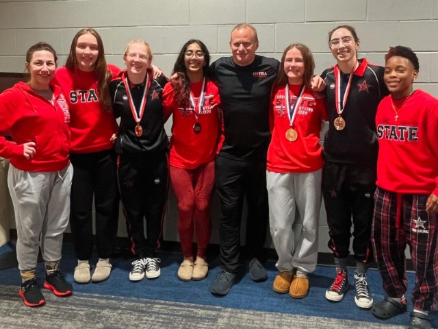 All Cowgirl Volleyball teams sweep Plano Senior