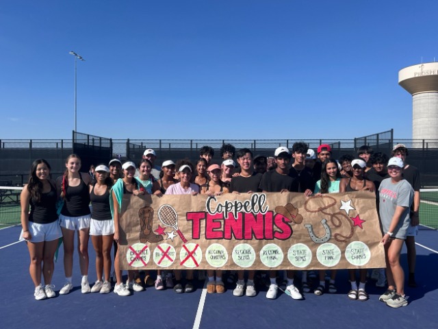 Coppell Tennis Claims Area Championship, Improves to 20-0