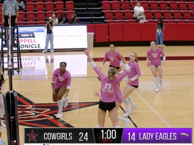 Cowgirls Open Second Round of District With Sweep of Richardson