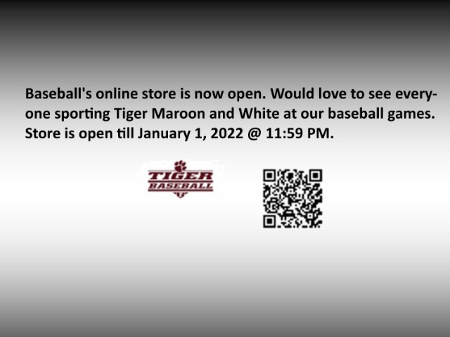 Tiger Baseball online store