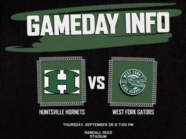 HORNET GAME DAY INFORMATION WEEK OF SEPTEMBER 23RD