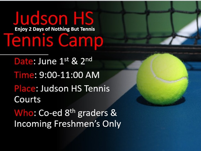 Judson HS Tennis Camp