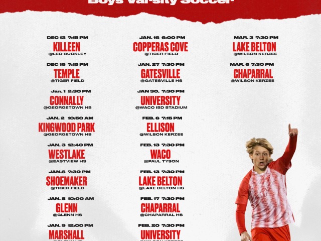 Image for Boys Soccer Travel Itinerary - Lake Belton 