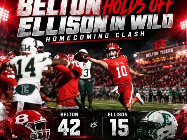 Belton holds off Ellison in wild homecoming clash
