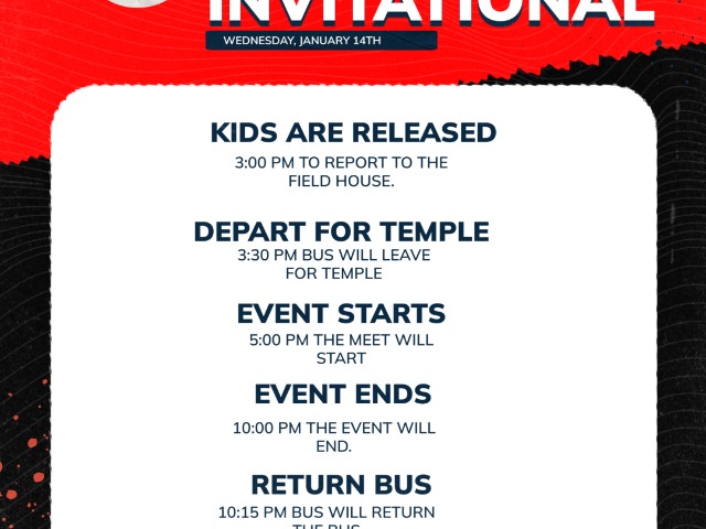 The Bar is Set: 2026 BISD Powerlifting Invitational Itinerary