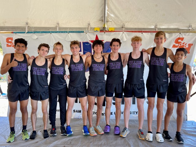 Image for Boys XC Finishes 9th at Region 3-5A Meet