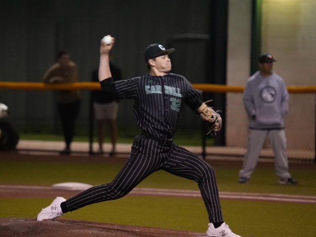 A date with history at Dragon Baseball Complex. Ethan Baiotto twirls no hitter today