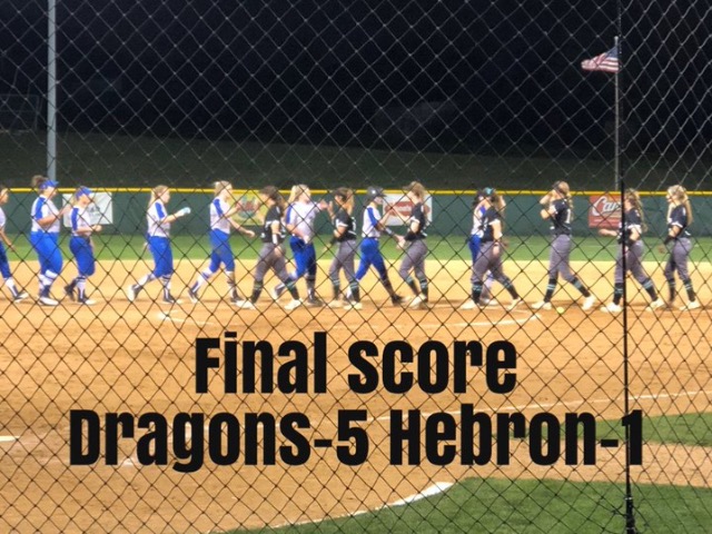 Lady Dragon Softball pulls away from Hebron late to set up showdown