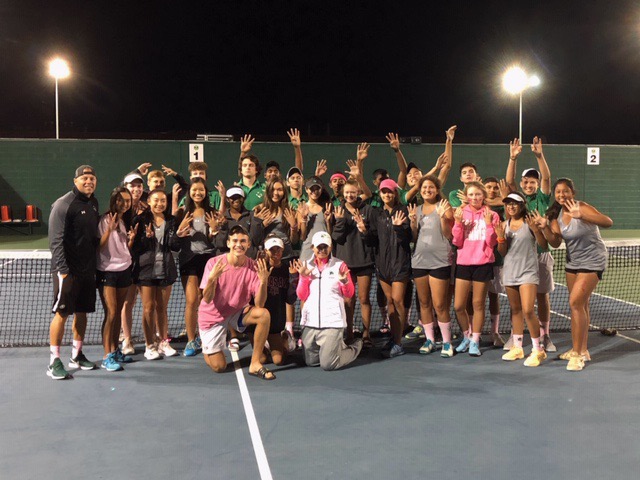 Dragon Team Tennis cliches an Oct-Peat with 8 consecutive District Titles