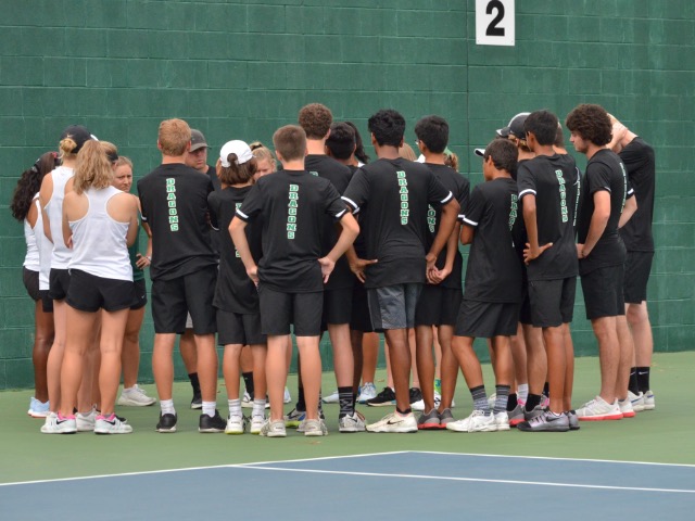 Dragon Tennis openers district with strong win over Keller
