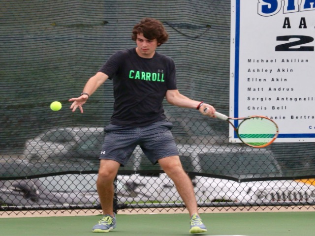 Dragon Tennis claims district opener over Keller