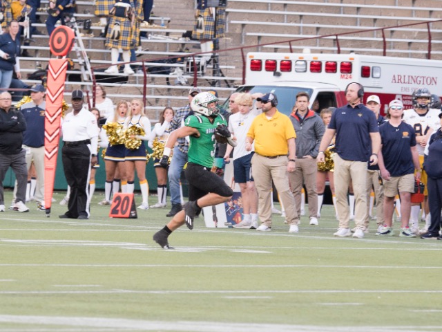 Davis Penn says "Let's go Dragons and follow me to Choctaw!"