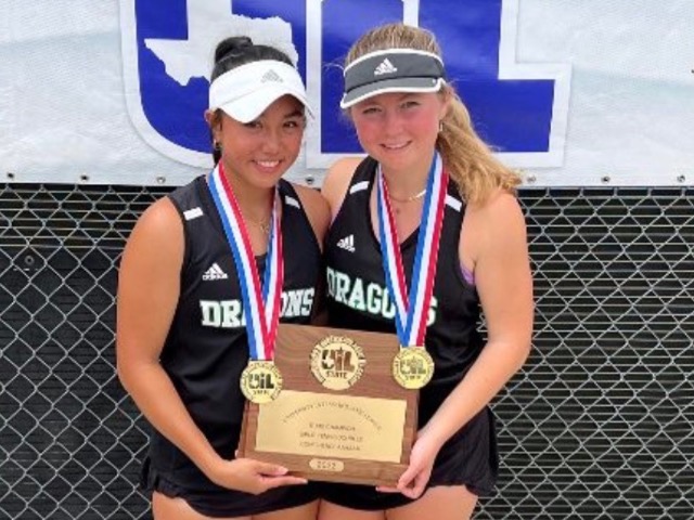 Bella and Brennan win 6A Doubles Tennis Championship
