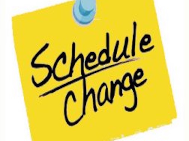Schedule change and updates for Baseball and Softball 