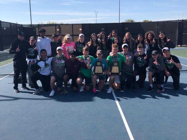 Dragon Tennis Claims Spring District Title