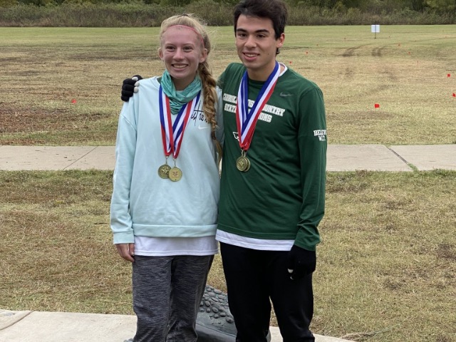 Dragons and Lady Dragons Cross Country dominate 4-6A meet. 