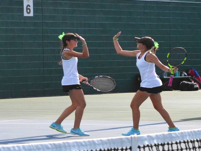 Dragon Team Tennis earns another victory in district play