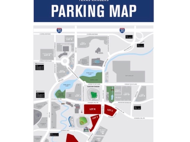 Parking information for Globe Life Field.