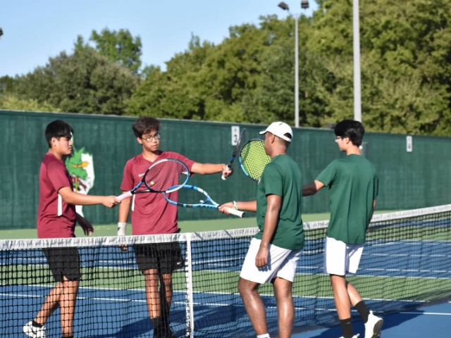 Dragon Tennis gets off to 4-0 start with shutout victory over Keller Central