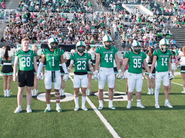 Dragon Football game time on Friday changed to 7:30 pm