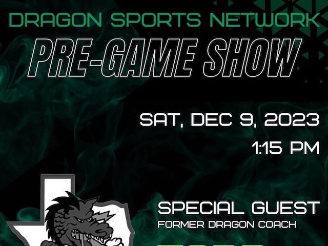 Dragon Sports Network features special guest Todd Dodge tomorrow at 1:15
