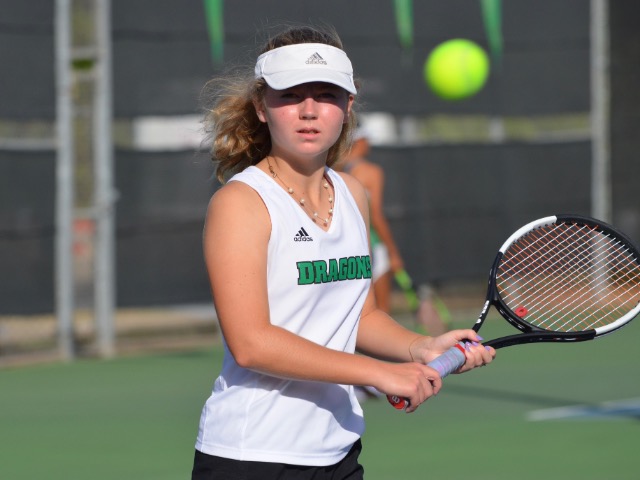 Dragon Tennis shuts out Timber Creek to clinch district title